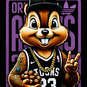 Camiseta personalizada Chip Gangsta de Diseños IA