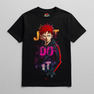 Camiseta personalizada Anime Just Do It de Diseños IA