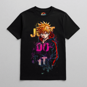 Camiseta personalizada Anime Just Do It II de Diseños IA