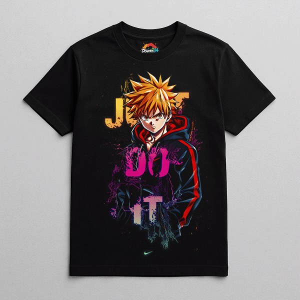 Camiseta personalizada Anime Just Do It II de Diseños IA