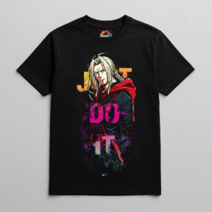 Camiseta personalizada Edward Elric Just Do It de Diseños IA