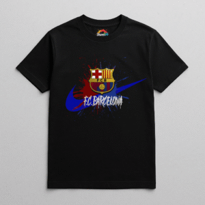 Camiseta personalizada F.C. Barcelona – Estilo Street Blue de Diseños IA