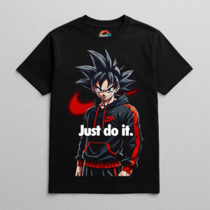 Camiseta personalizada Goku Just Do It de Diseños IA
