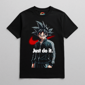 Camiseta personalizada Goku Just Do It Edition de Diseños IA