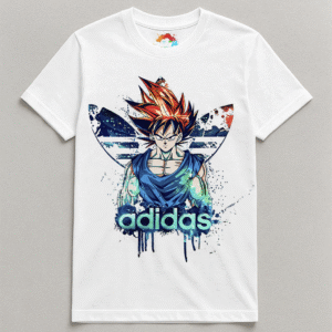 Camiseta personalizada Goku Super Saiyan God de Diseños IA
