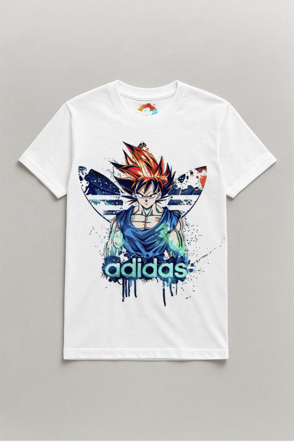 Camiseta personalizada Goku Super Saiyan God de Diseños IA