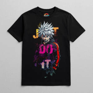 Camiseta personalizada Killua Just Do It de Diseños IA