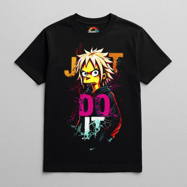Camiseta personalizada Lisa Simpson just do it de Diseños IA