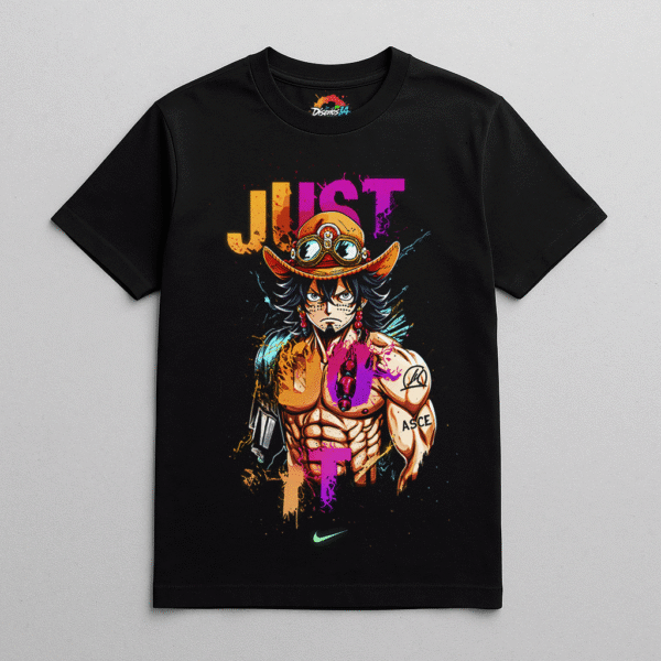 Camiseta personalizada Portgas D. Ace – Just Do It de Diseños IA