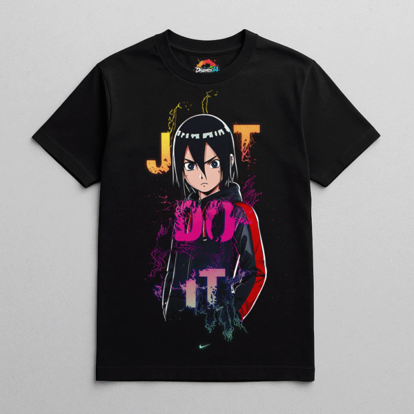 Camiseta personalizada Sasuke Just Do It de Diseños IA