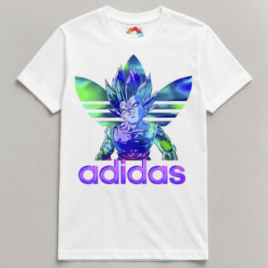 Camiseta personalizada Vegeta Adidas Holographic de Diseños IA