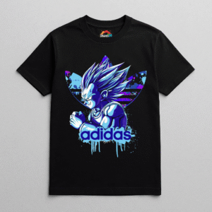 Camiseta personalizada Vegeta – Poder Urbano de Diseños IA