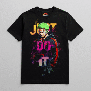 Camiseta personalizada Zoro Just Do It de Diseños IA