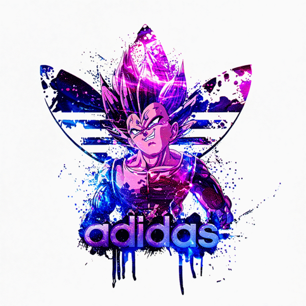Camiseta personalizada Vegeta Super Saiyan de Diseños IA