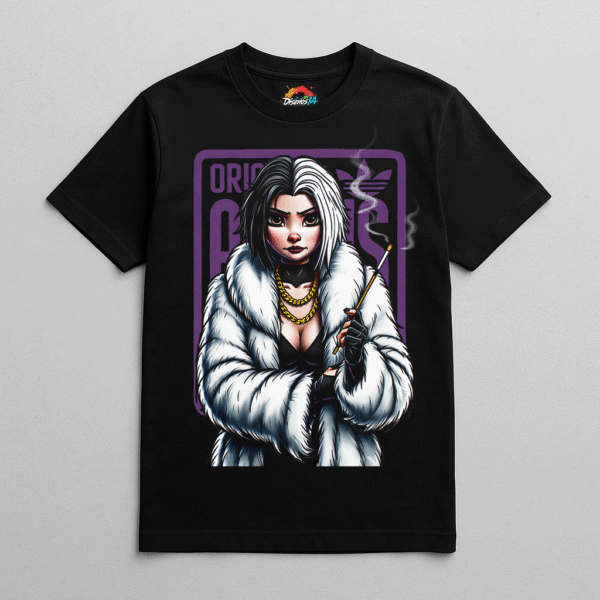 Camiseta personalizada Cruella Gangsta de Diseños IA