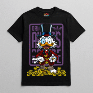Camiseta personalizada Tío Gilito Money de Diseños IA