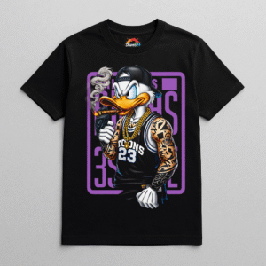 Camiseta personalizada Donald Gangsta de Diseños IA