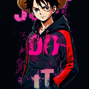 Camiseta personalizada Luffy Just Do It II de Diseños IA