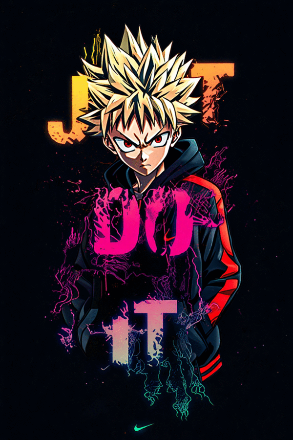 Camiseta personalizada Bakugo de Diseños IA