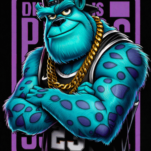 Camiseta personalizada Sulley Urban II de Diseños IA