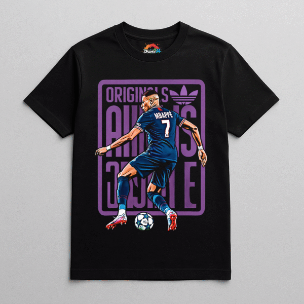 Camiseta personalizada Mbappé Urban de Diseños IA