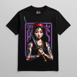 Camiseta personalizada Mulan Samurai de Diseños IA