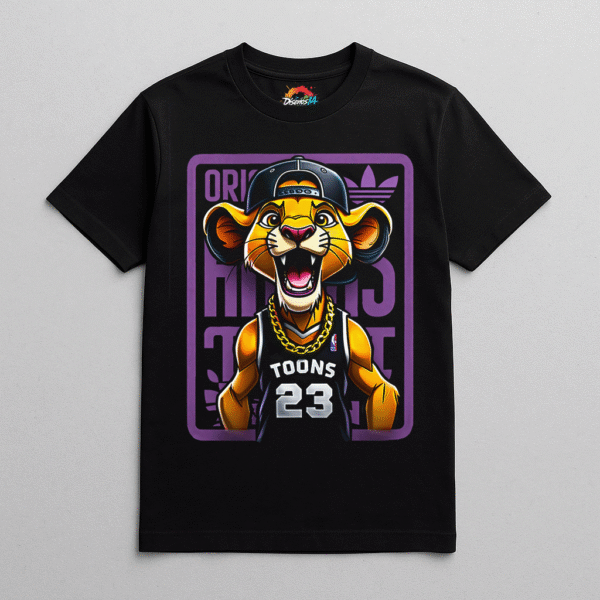 Camiseta personalizada Simba King de Diseños IA