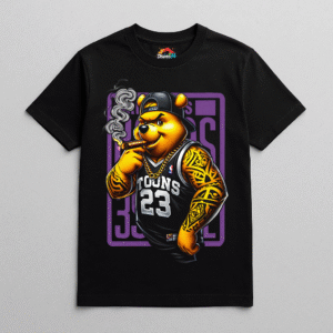 Camiseta personalizada Pooh Hustler de Diseños IA